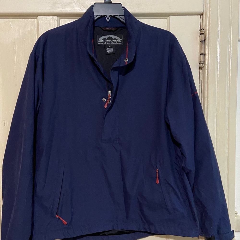Sun Mountain storm tight Men's Half‎ Zip Pullover golf jacket Large
